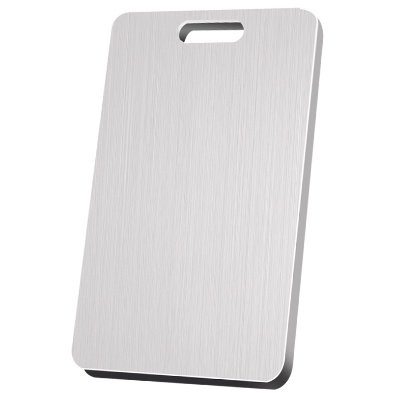 Kitchen stainless steel cutting board double-sided thickened anti-mold home use for fruit, vegetables, meat chopping board