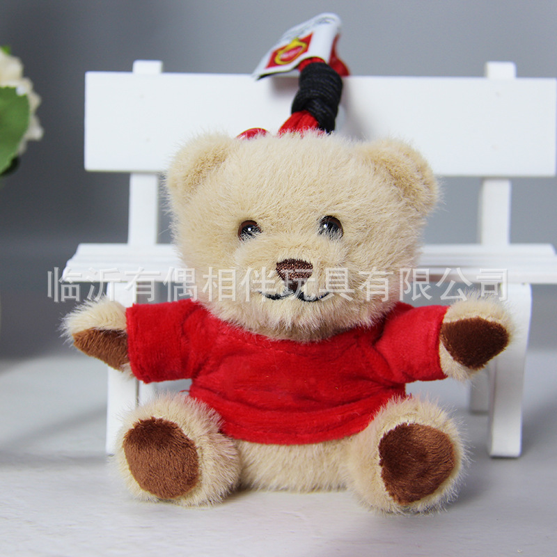 Teddy bear keychain bear pendant backpack toy logo doll print name birthday graduation doll gift