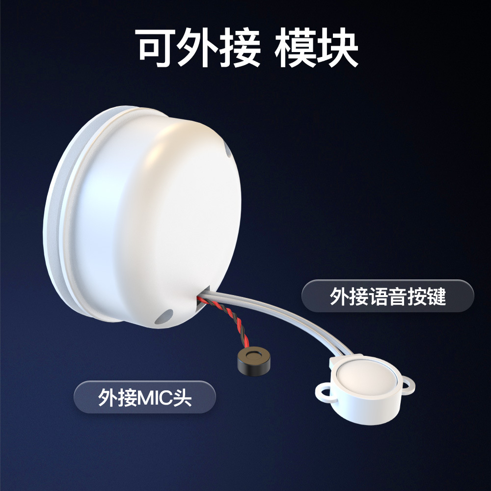 Xiao Zhi AI Intelligent Voice Module Plush Toy Dialogue Interaction Knowledge Bluetooth Connection Voice Control Portable Wireless