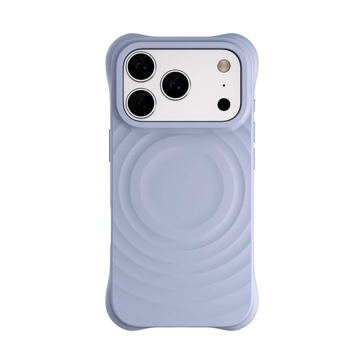 Silicone wave case for iPhone 17 Pro, iPhone 16, 18 Pro Max, niche C brand