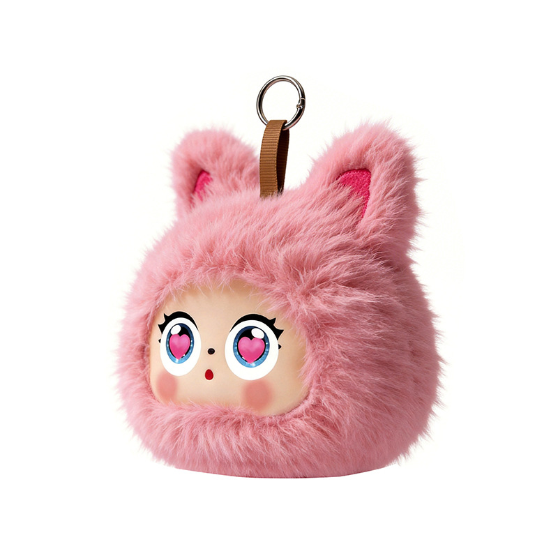 AI Smart Plush Audio Plush Cute Bluetooth Speaker 2-Inch Eye Display Screen Children Gift Plush Toy