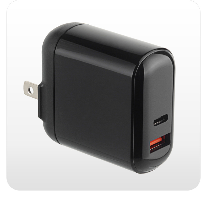 Exclusive PD20W EU Charger for Apple Android Dual Port A+C Smart Digital Display Charging Head