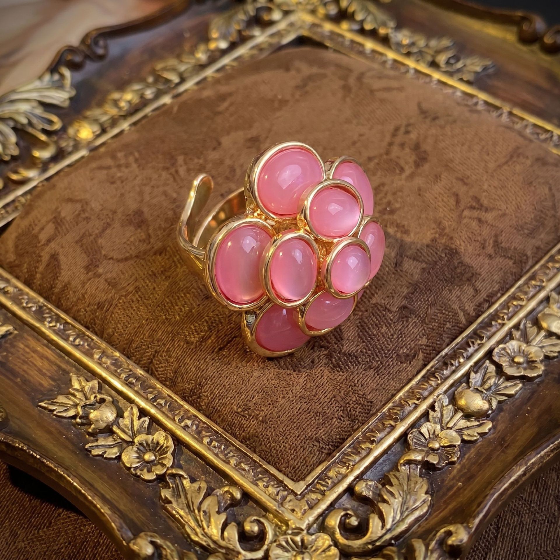 Qingdao accessories Hepburn-style pearl necklace camellia pendant earring set