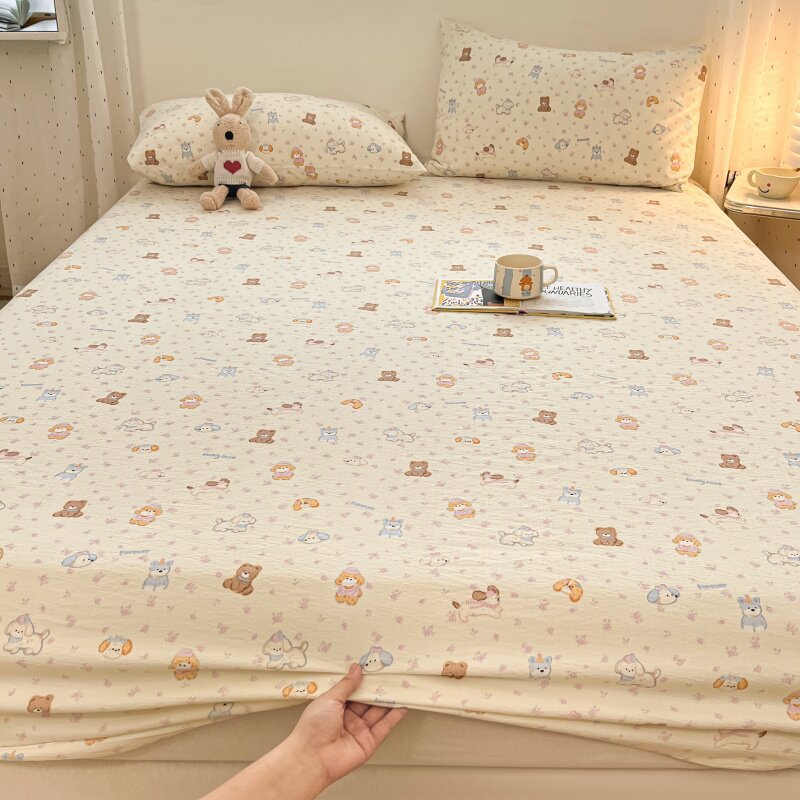 Summer a class double-layer gauze bed skirt single piece 2026 new non-cotton pure cotton dormitory bed single mattress protective cover