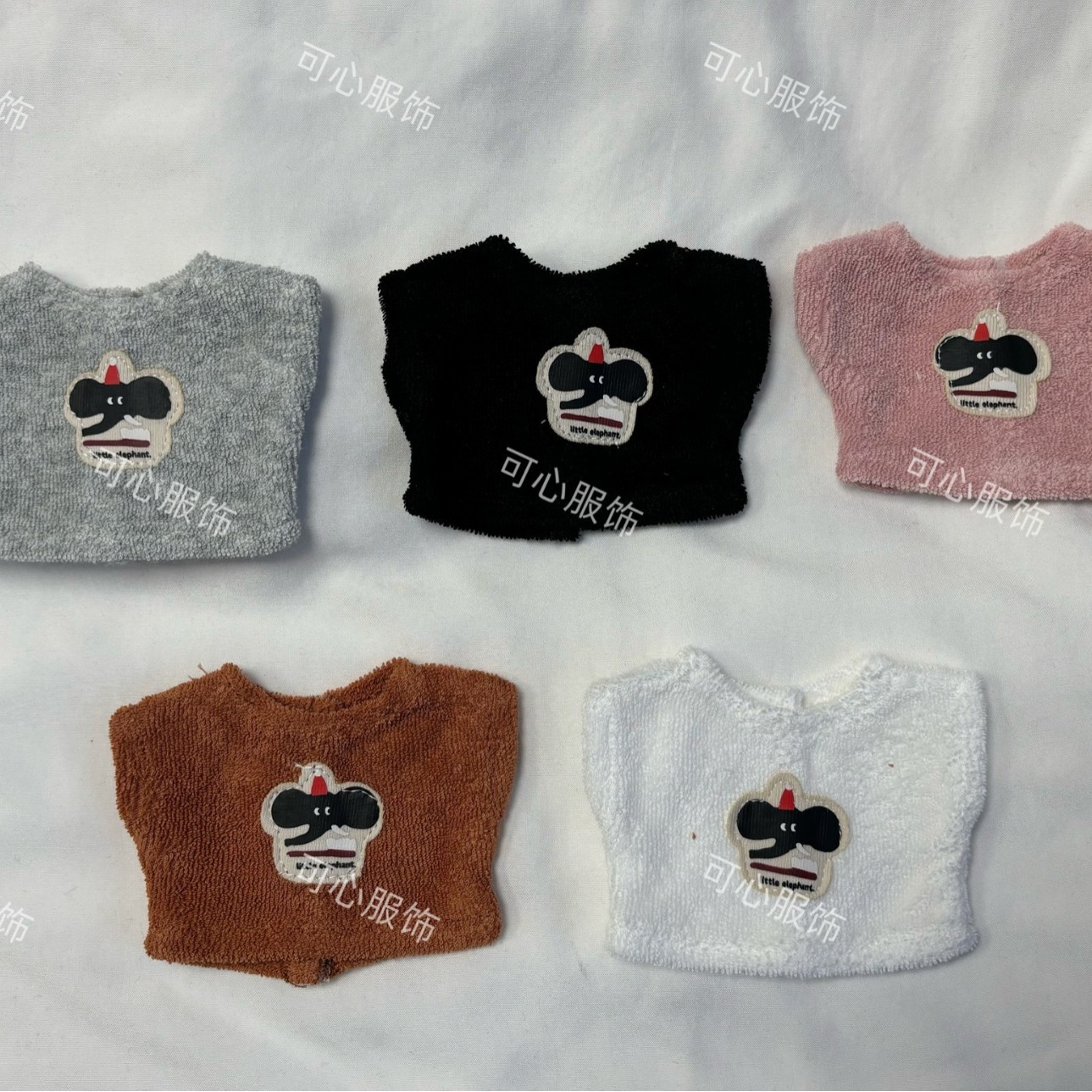 Iabubu doll clothes 17cm Labubu vinyl clothes plush zsiga doll clothes 1st 2nd 3rd generation Gazi T-shirt