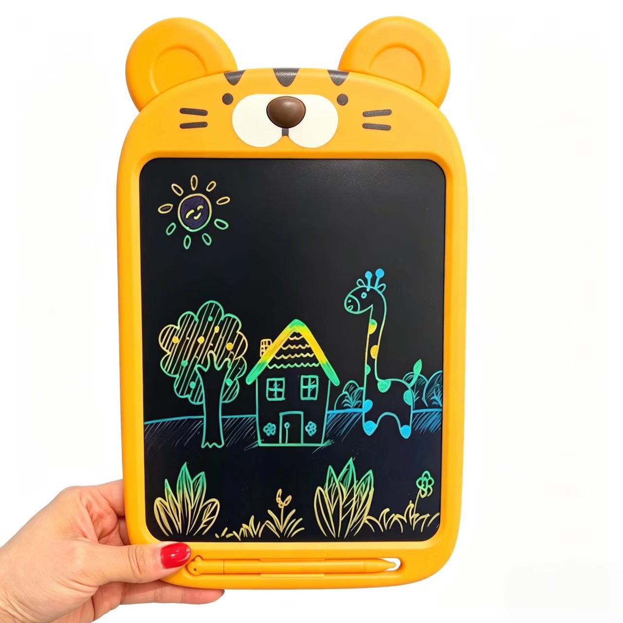 New cartoon LCD handwriting board LCD screen electronic drawing board color electronic small blackboard baby writing board