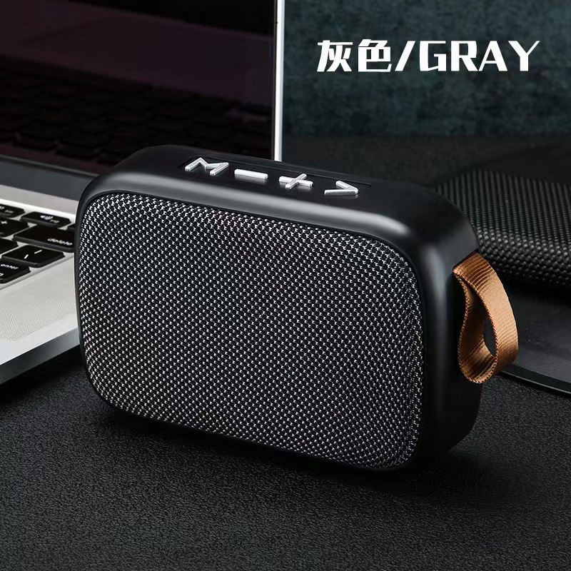 New G2 Fabric Bluetooth Speaker Outdoor Portable Subwoofer Card U Disk Audio Gift