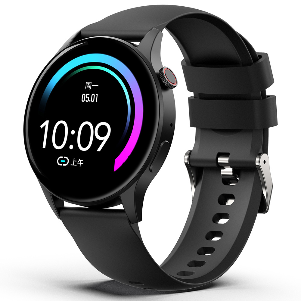 Zongxin Y85 Blood Glucose Smart Watch Body Temperature Blood Pressure Detection Sports Round Screen Watch AMOLED HD Screen