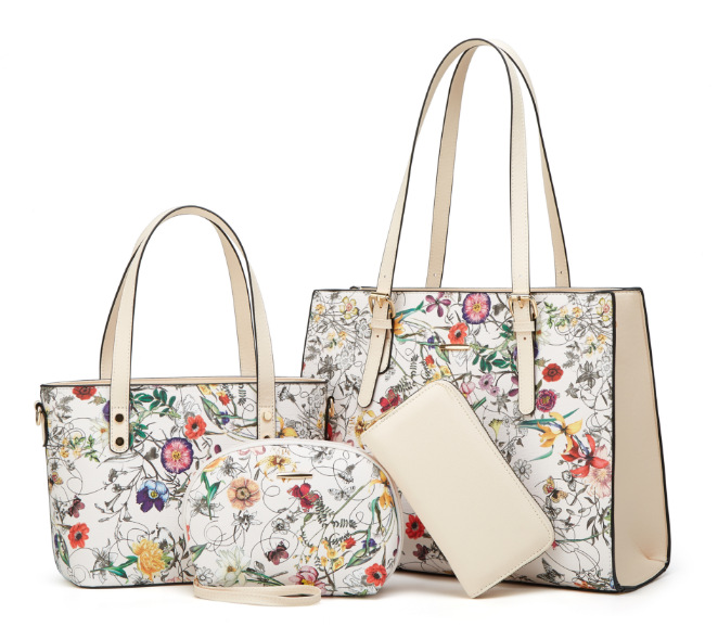 2026 new single shoulder mother-child set bag 4-piece set wind mother-child bag 4-piece set