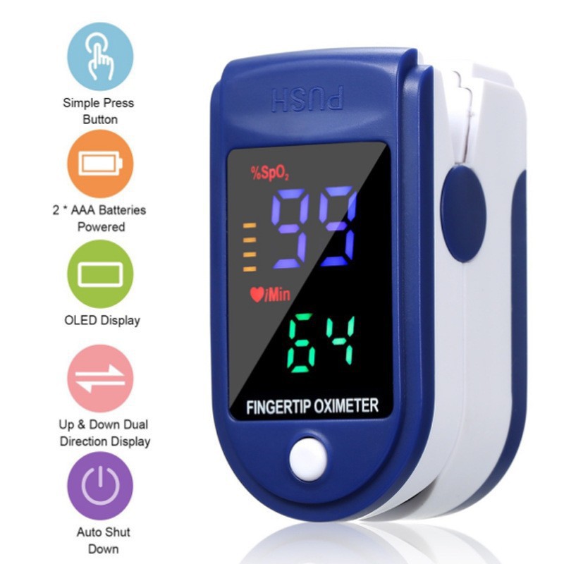 Panda Oximeter AD901 Finger Clip Pulse Oximeter Diamond Blood Oxygen Detector Oximeter