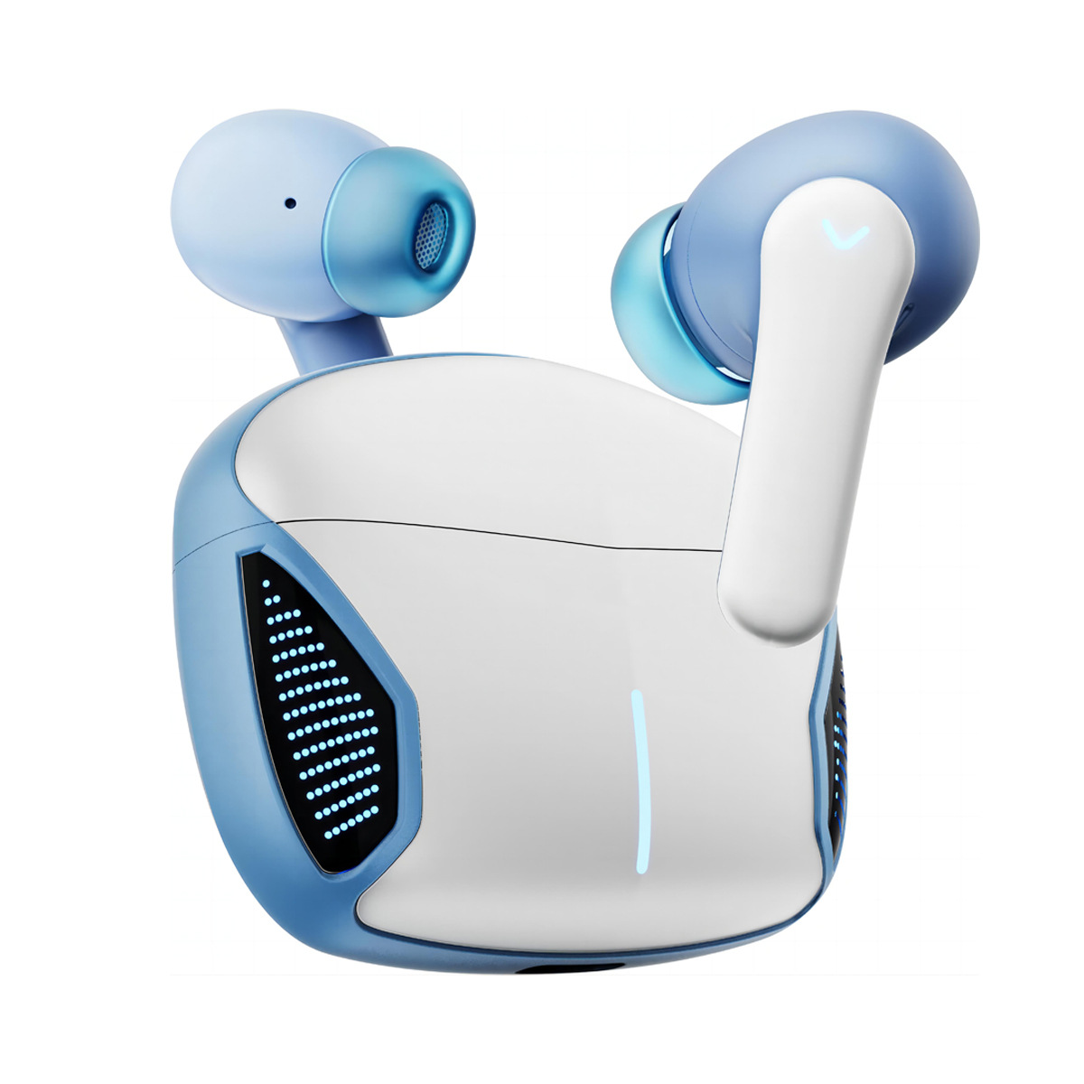 IVANTE Private Mold Y1 Wireless Stereo Dual-Ear Quad-Mic ENC Noise Reduction ANC Low Latency Gaming Bluetooth Headphones