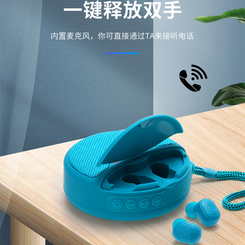 Newly Launched TG808 Headphone Bluetooth Audio In-Ear TWS Earphone Speaker Card Wireless Audio