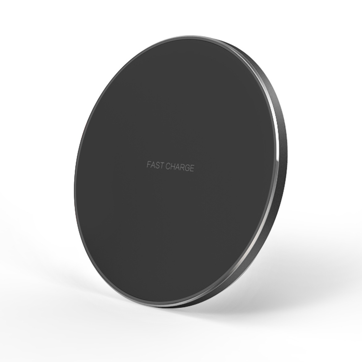 Phone wireless charger 15W round wireless charger with breathing light aluminum alloy 35W desktop charger