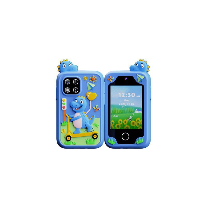 New children's mobile phone high-definition can shoot video early education mini camera big head sticker game toy phone filter