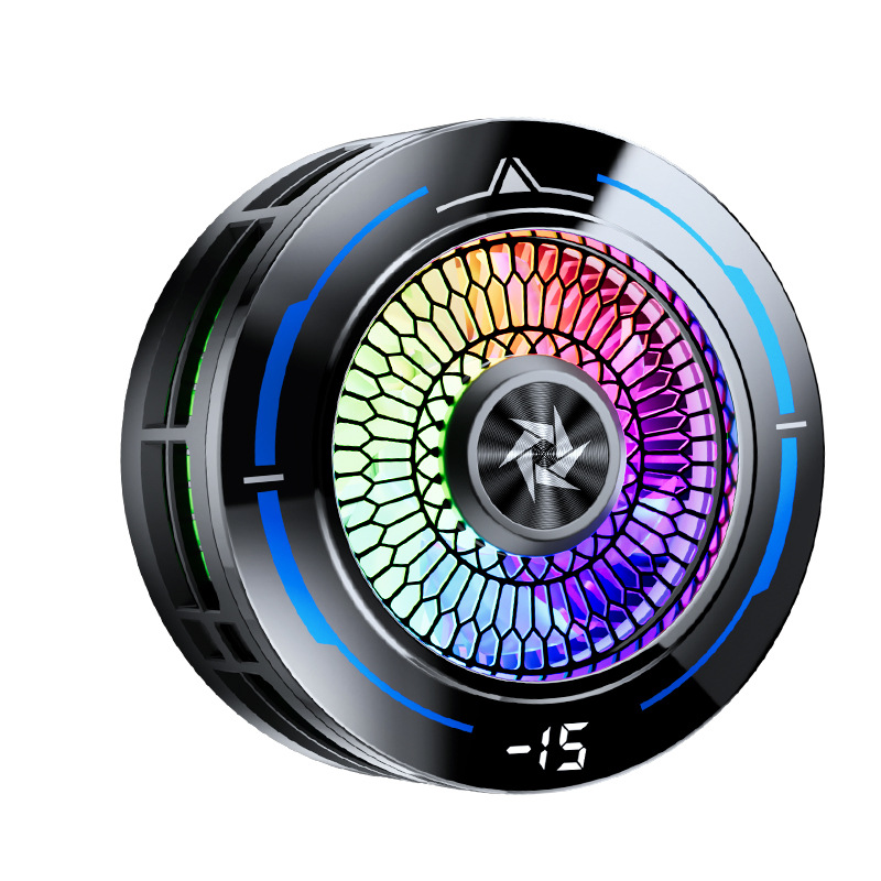 [Semiconductor Cooling] Magnetic Freezing Cooling Phone Magnetic Cooler Silent Cooling Game Chicken Dinner Digital Display