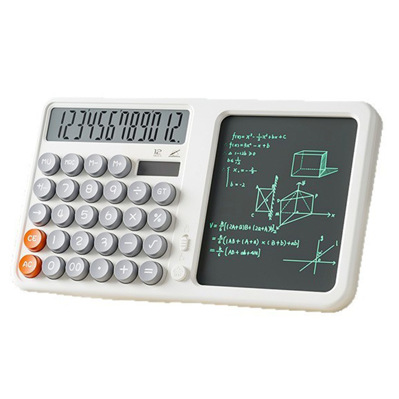Goddess Writing Pad Computer for Office Students Portable Financial Accounting Solar Calculator