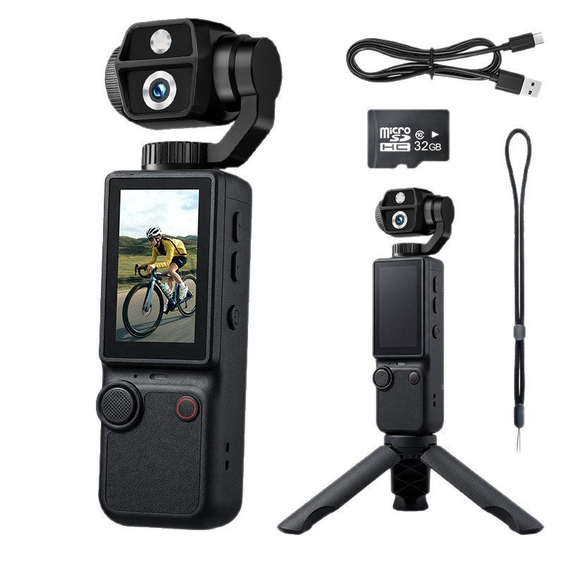New Q9 sports handheld outdoor sports camera 4K HD autofocus conference recording pocket camera