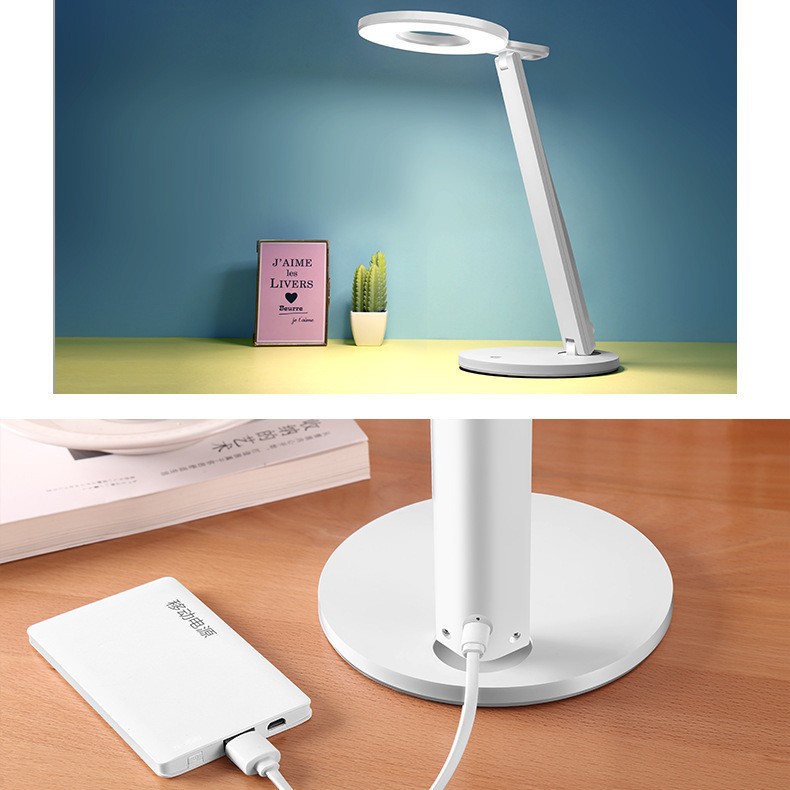 Plug-in eye-protecting folding desk lamp reading office home simple style
