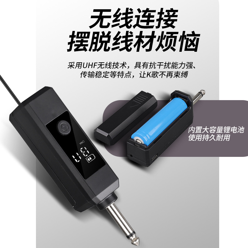 Microphone One to Two Home Outdoor K歌 Performance Stage Wireless Microphone