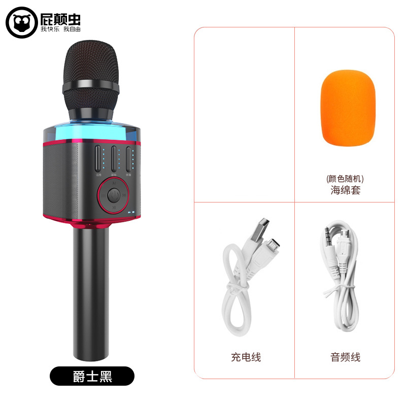Pidianchong X9 microphone speaker integrated microphone wireless mobile phone singing children home TV national K song