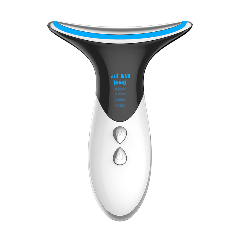 EMS Microcurrent Neck Beauty Instrument Remove Neck Lines and Nasolabial Folds Vibration Massage Face and Neck Lifting Anti-wrinkle Firming Beauty Instrument