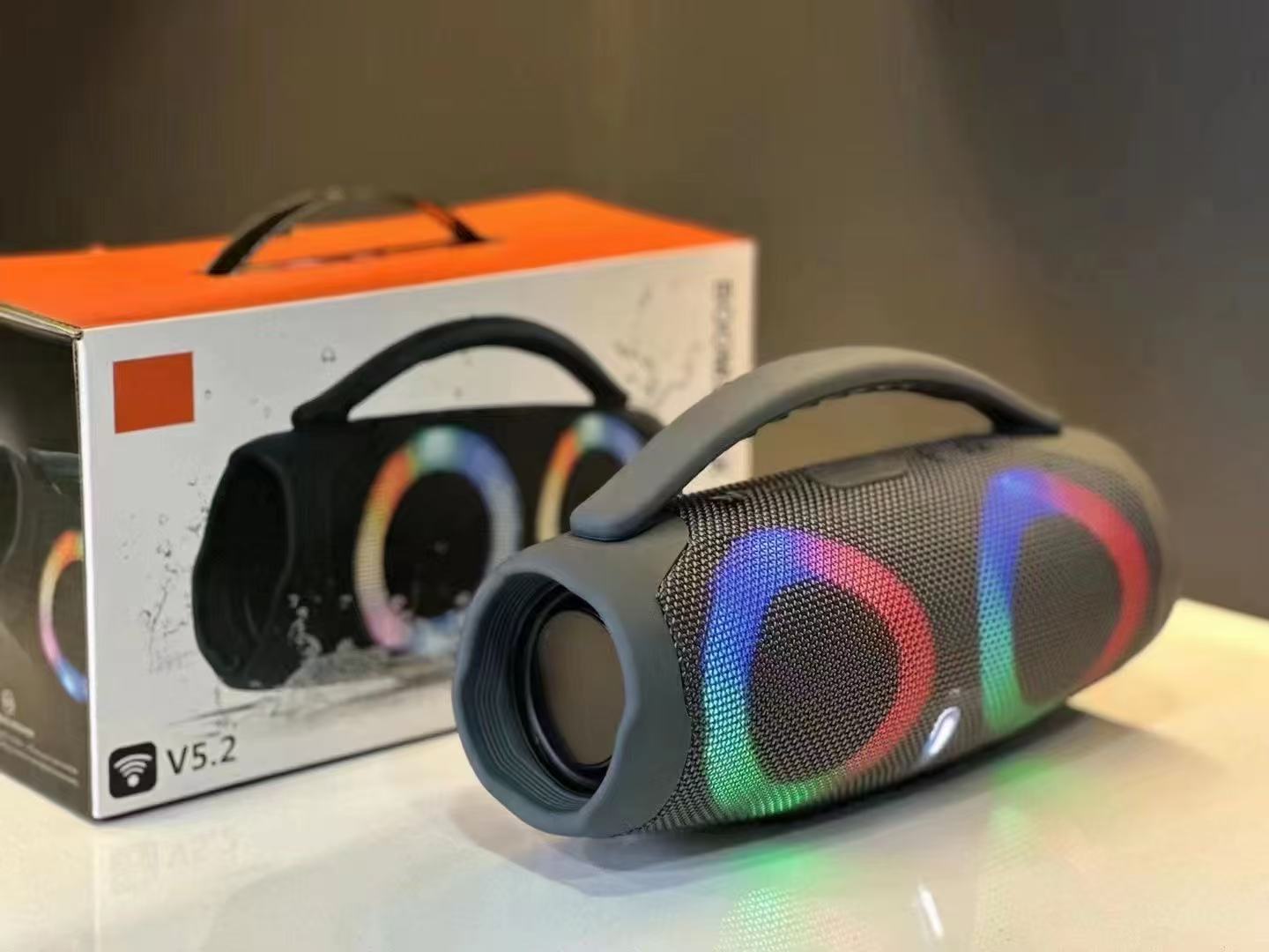 BOX3 MINI RGB Small Fighter Third Generation Portable Card Wireless Bluetooth Speaker