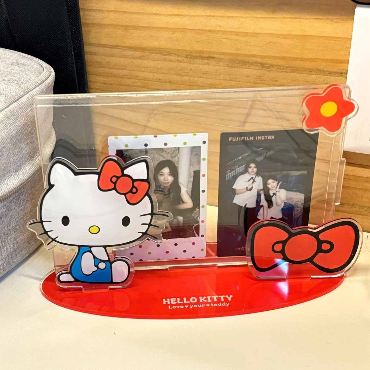 Cartoon KT Cat 5-inch Acrylic Photo Frame Stand Girl Photo DIY Student Gift