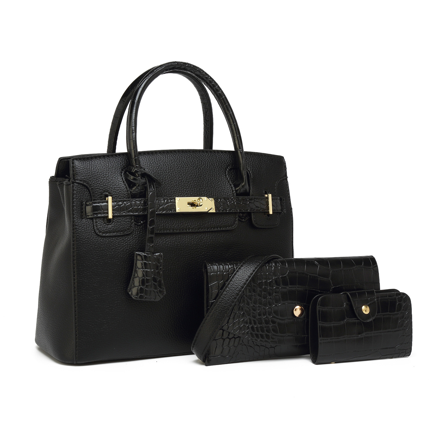 2026 new women's shoulder crossbody bag three-piece set