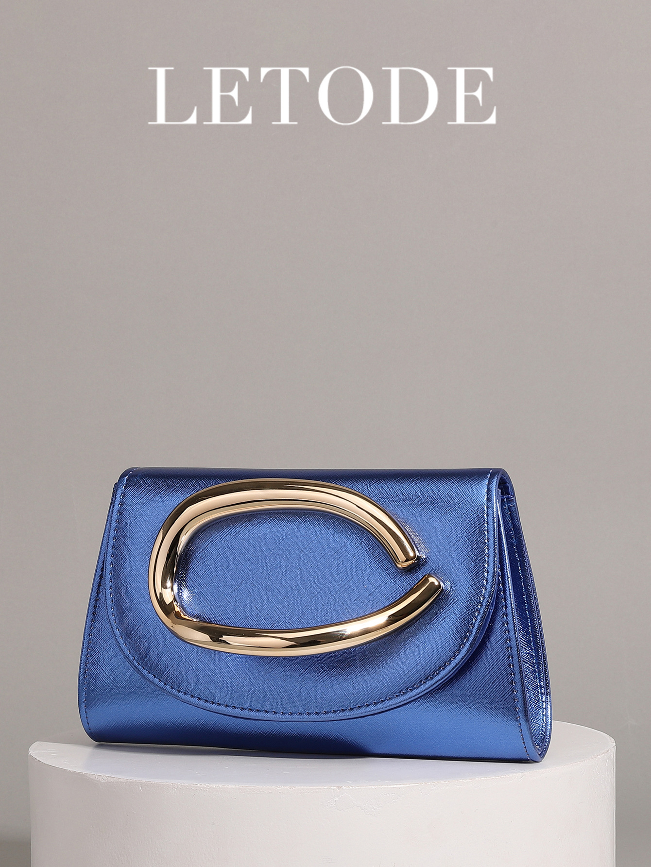 Textured PU Evening Bag 2026 Clutch Bag Women's Bag