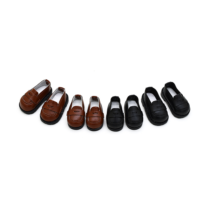 10/15/20CM Cotton Doll Shoes 6/8-Point BJD Leather Shoes 17CM Labubu LinaBell Pendant Shoes