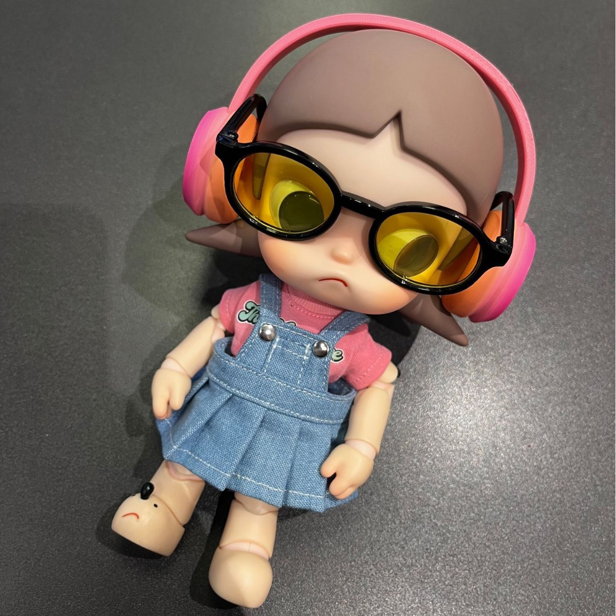 Clothing Only zsiga Little Wild Sister Blind Box Handicraft Outfit Change Gazi Sister Outfit Earphone Pendant