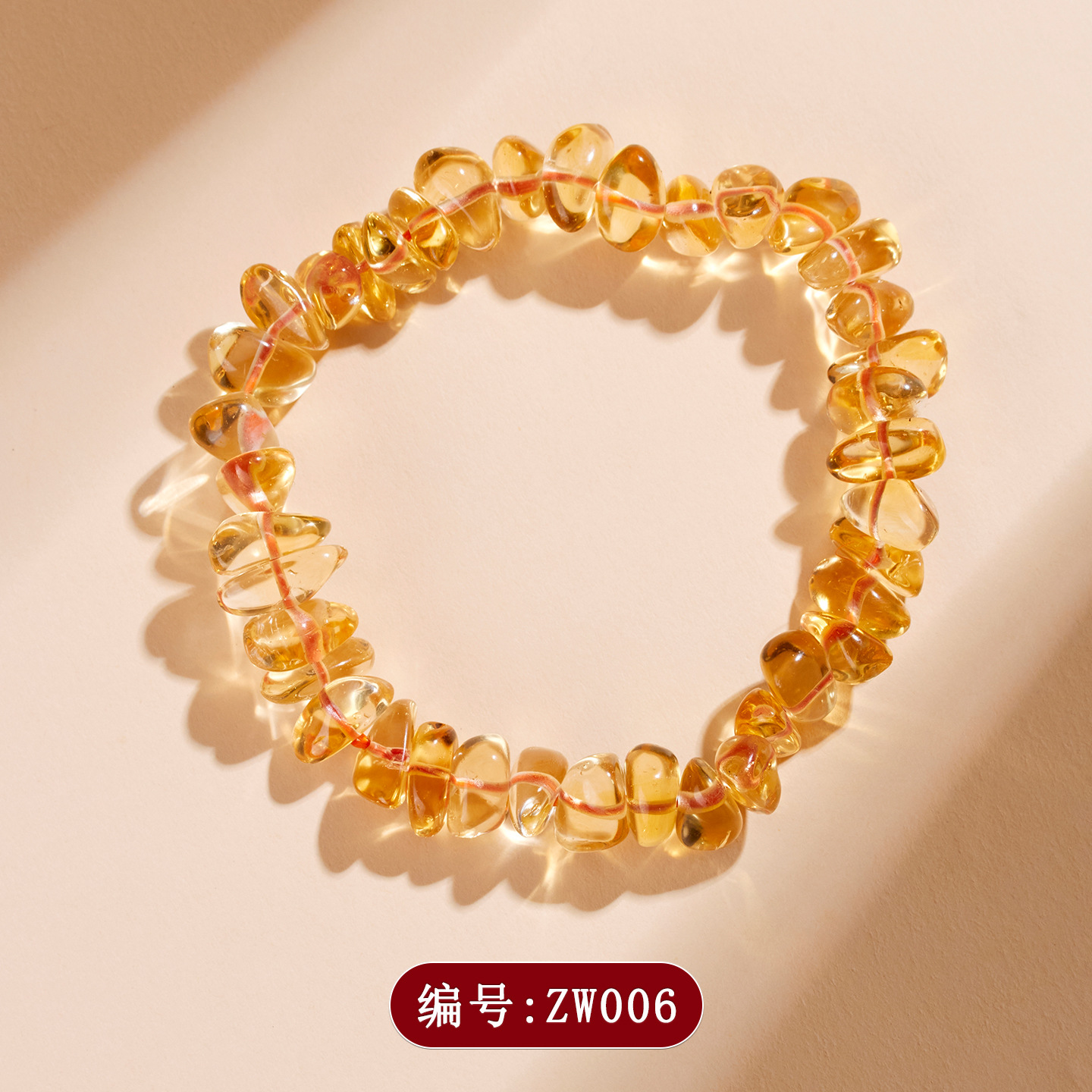 Natural Crystal Yellow Tower Crystal Multi-treasure Pixiu Gourd Double-loop Bracelet Original Scenic Area Female Bracelet