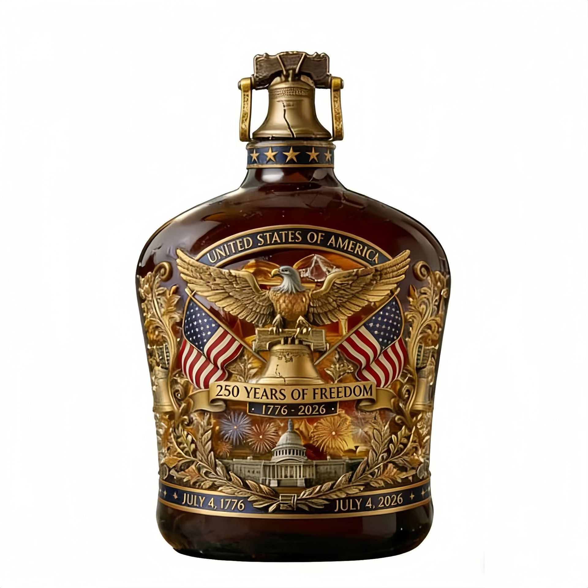 New "Jaws" 50th Anniversary Edition "Don't Go in the Water" Whiskey Bottle