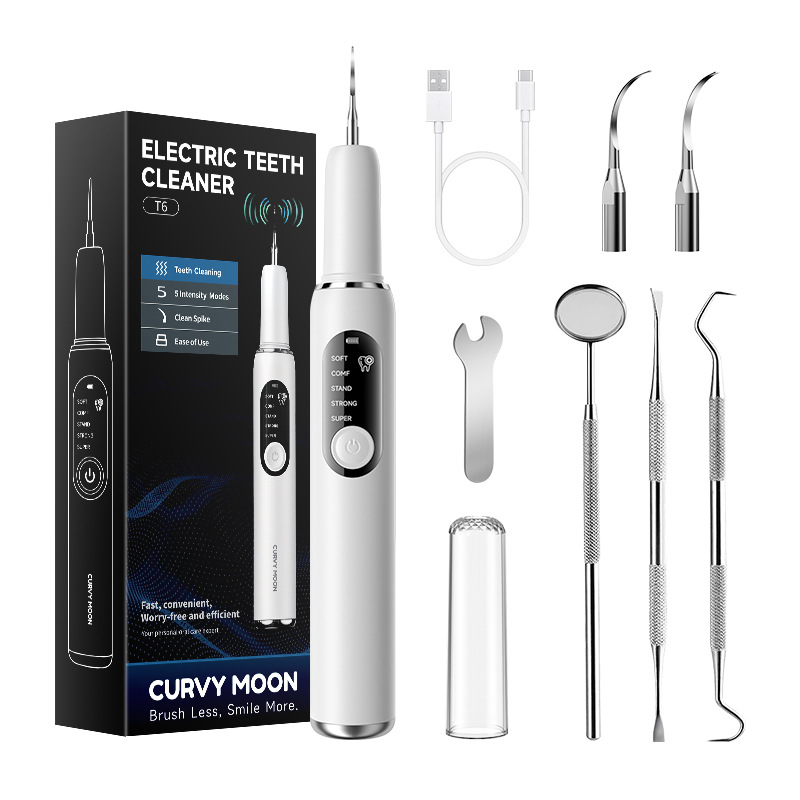 Yue'er Wanwan ultrasonic tooth cleaner, home smart ultrasonic tooth cleaner, plaque remover, personal care teeth whitening device