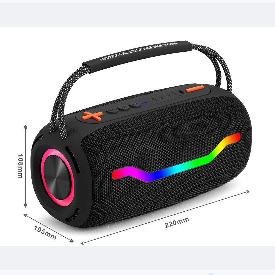 BOOMBOX520JB Home Portable Bluetooth Audio Waterproof Card Subwoofer High Power Outdoor Speaker