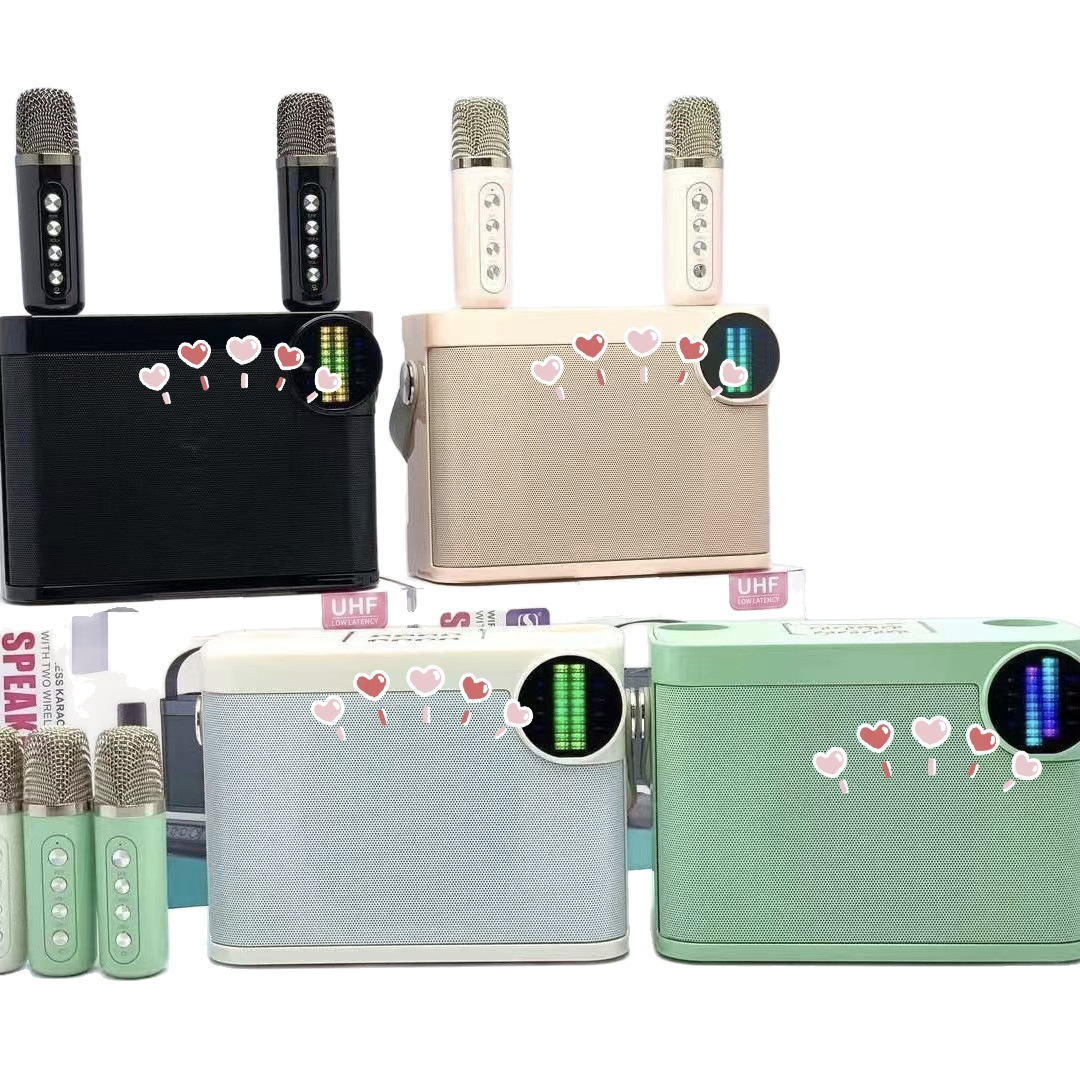 YS210 Handheld K歌 Bluetooth Speaker Phone Wireless Microphone USB Portable Bluetooth Outdoor Portable 203 Speaker