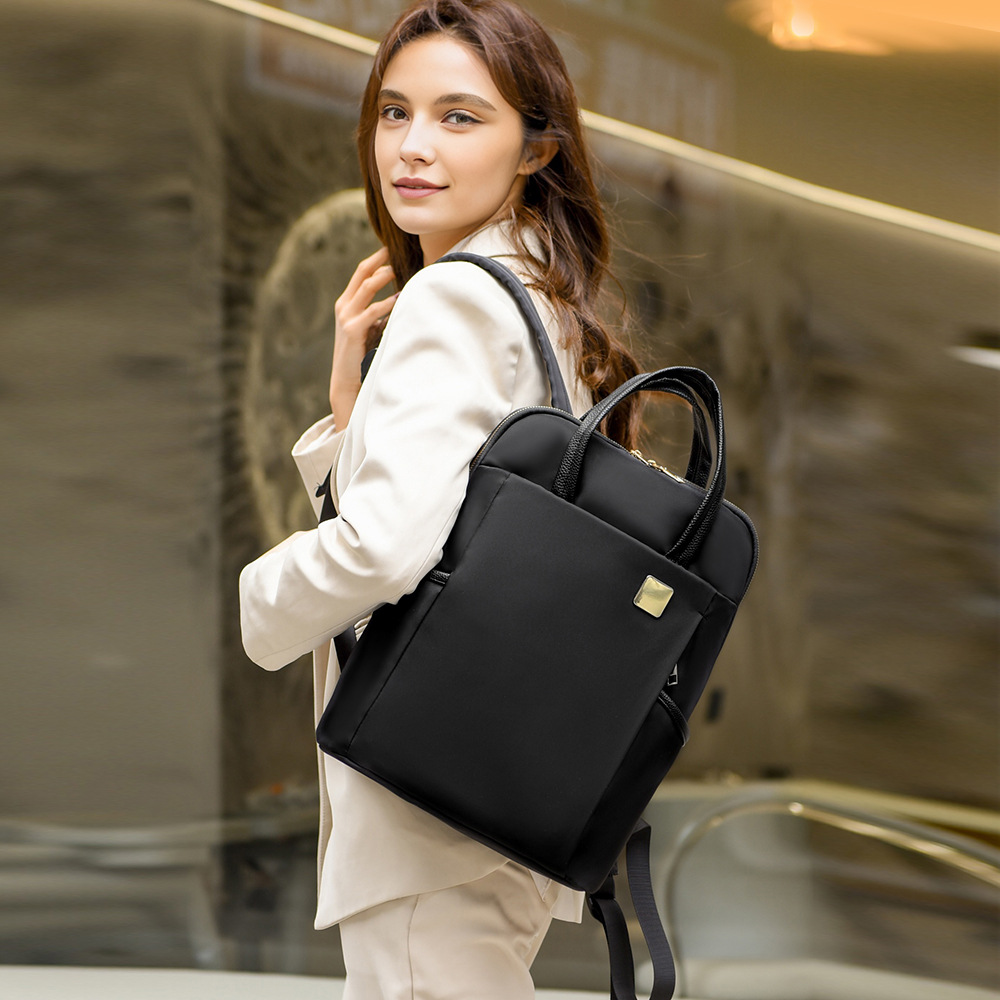 Women's bag 2025 women's business Oxford student laptop bag casual backpack women's outdoor travel backpack