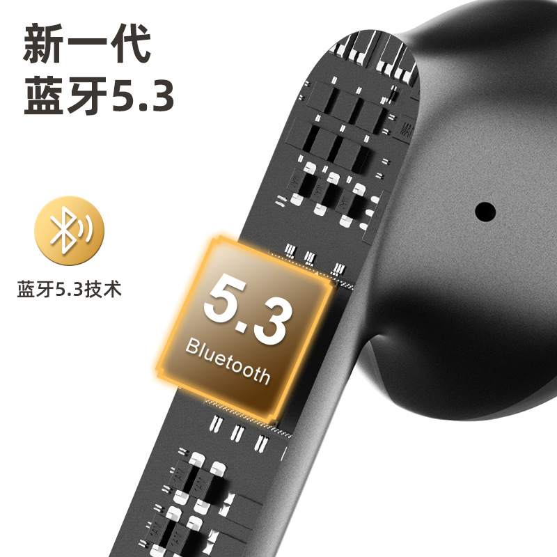 High-Definition Digital Display True Wireless Bluetooth Earphones Bluetooth 5.3 In-Ear TWS Earphones Call Noise Cancelling Stereo Sound