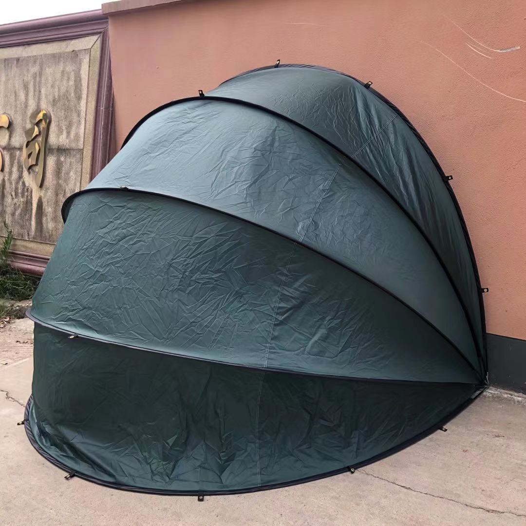Portable outdoor bicycle motorcycle cover, rainproof dustproof multi-functional storage room cover