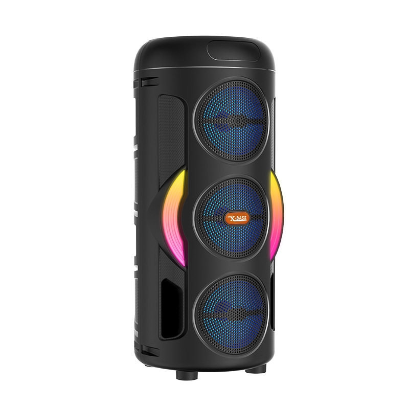 New 3332 portable outdoor 3*3 inch Bluetooth speaker long battery life karaoke large sound
