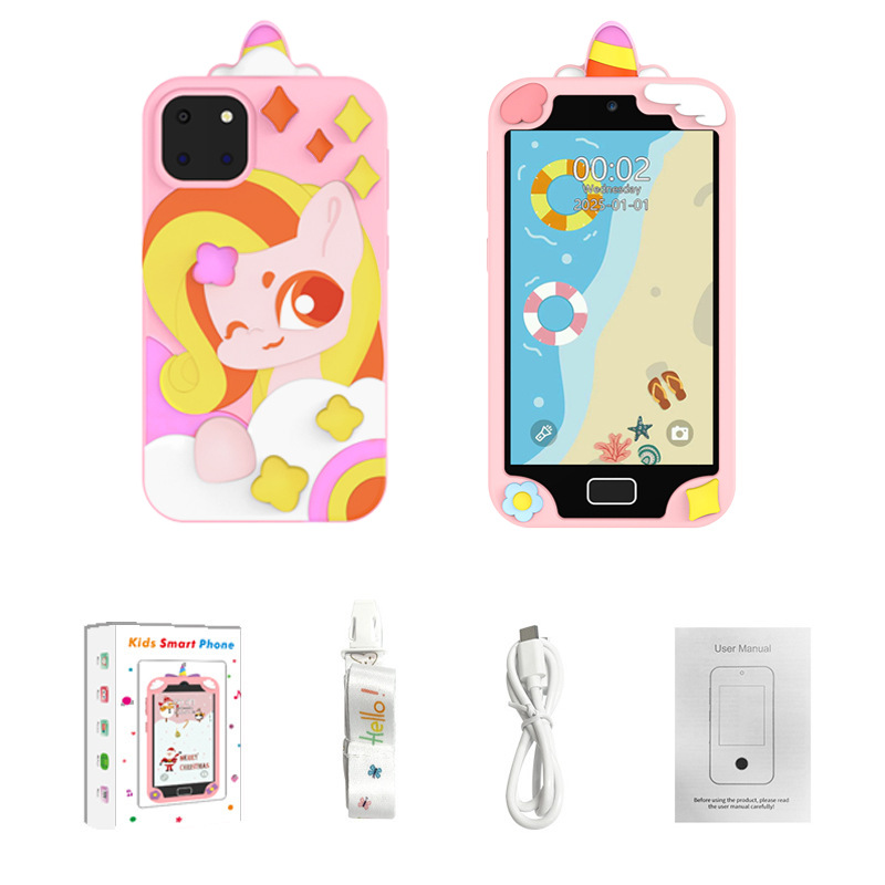 New cartoon mini children's phone camera HD photo video educational children's digital camera