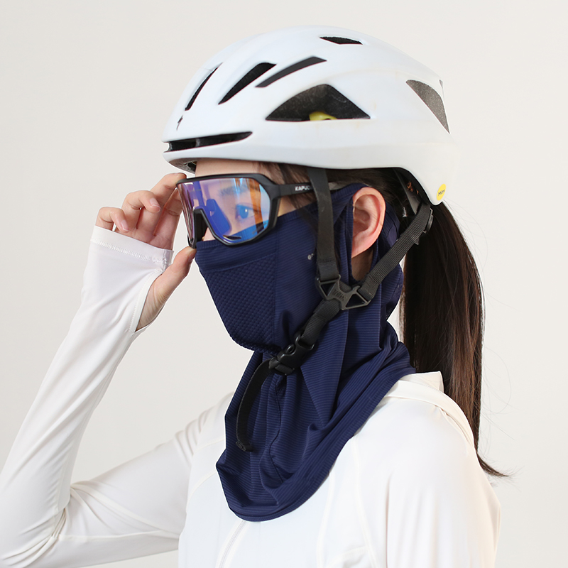 Men's and Women's Cycling Sun Protection Ice Silk Face Mask Neck Face Cover Summer UV Protection Sports Running Breathable Ultra Thin