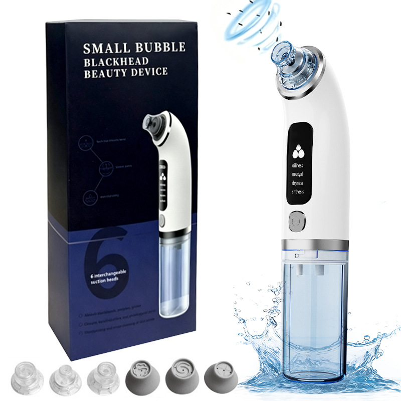Charging Small Bubble Blackhead Suction Device Facial Pore Cleaner Acne Blackhead Cleaner