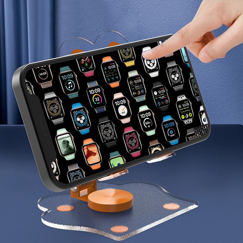 Cat paw acrylic phone stand live streaming portable foldable multifunctional tablet support stand live streaming stand