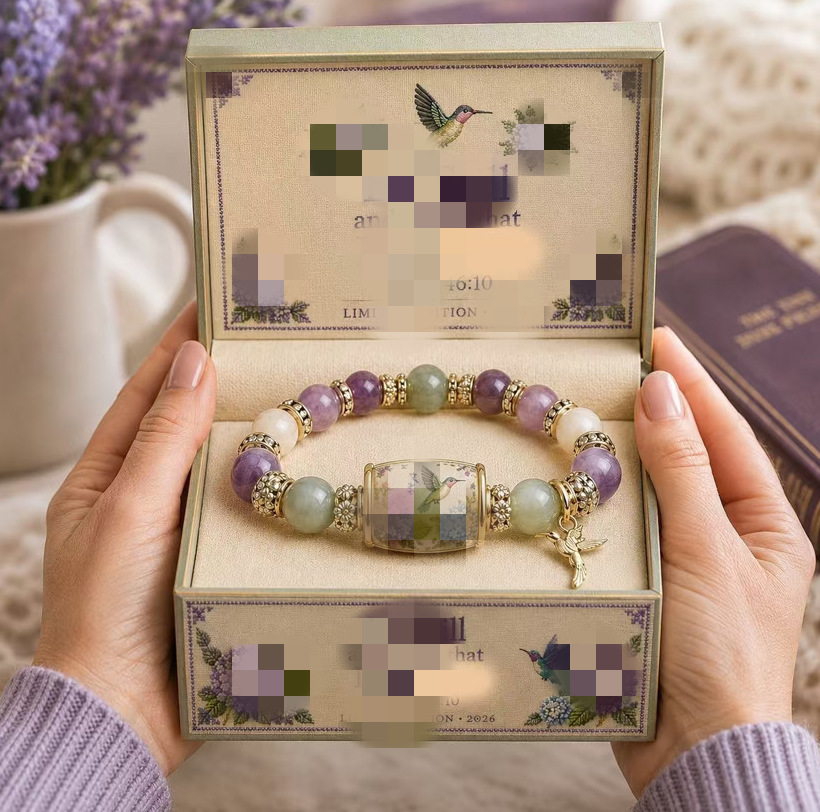 2026 Independent Station SHEIN Handmade Beaded Elastic Lucky Bracelet for Men and Women