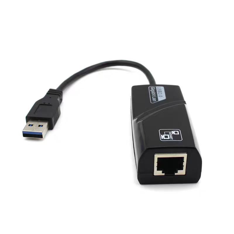 USB3.0 Wired 100M/1000M Ethernet Card RJ45 Ethernet Port Computer 1000M Network Cable Converter External
