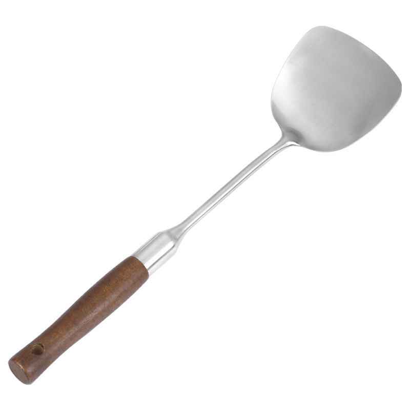 Spoon, stainless steel spatula, 304 soup spoon, high temperature resistant kitchenware set, spatula, kitchen utensils, hotel supplies
