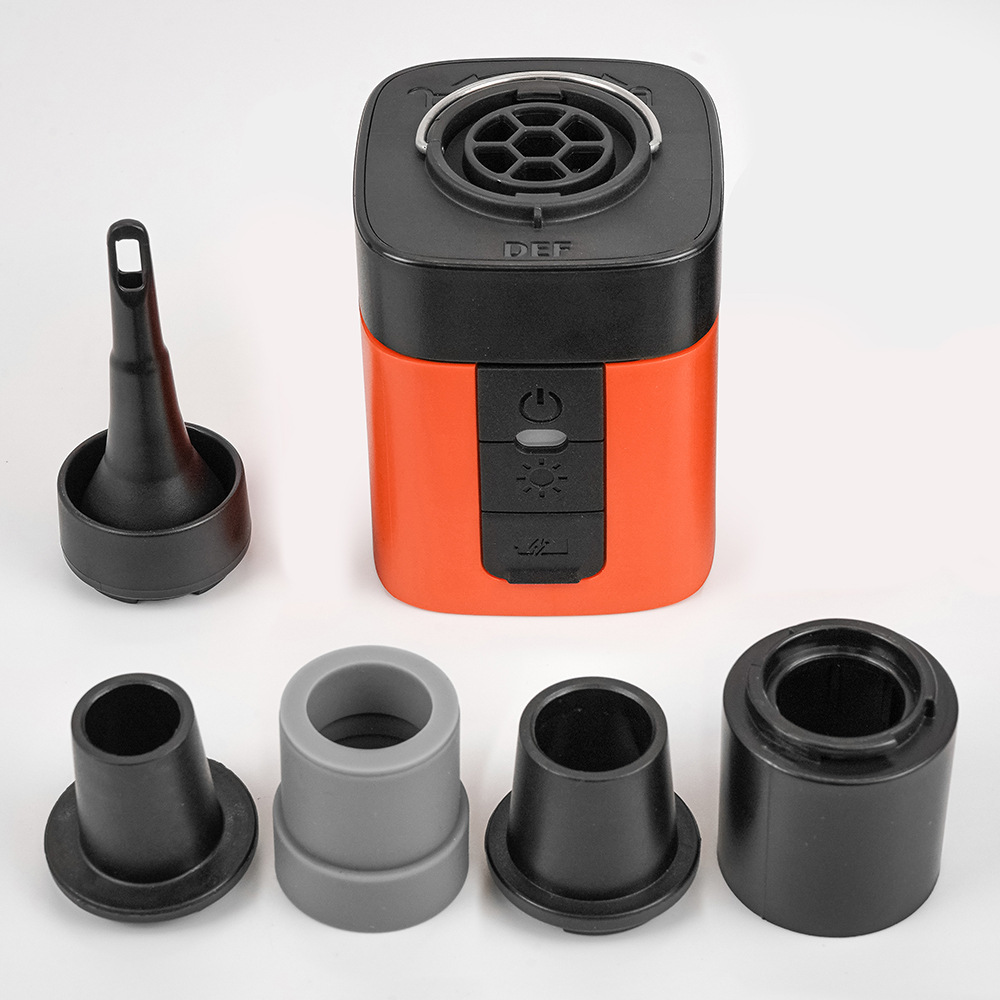 Electric Mini Suction Inflator Pump Outdoor Camping SOS Emergency Signal Light Wireless Outdoor Air Pump