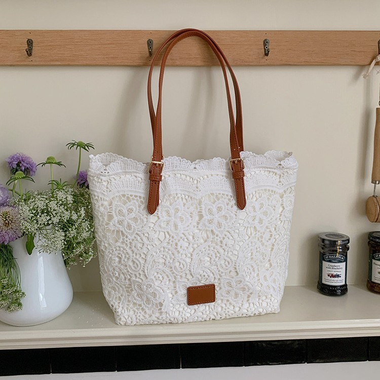 Fairy Lace Tote Bag 2026 New Large Capacity Handheld Shoulder Bag