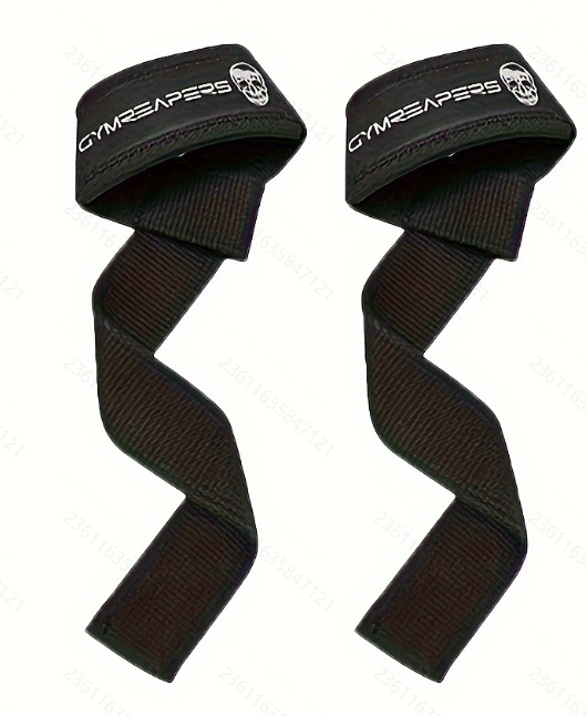 2PC deadlift wrist strap, neoprene cushion wrist pad, anti-slip silicone grip strap, elastic band